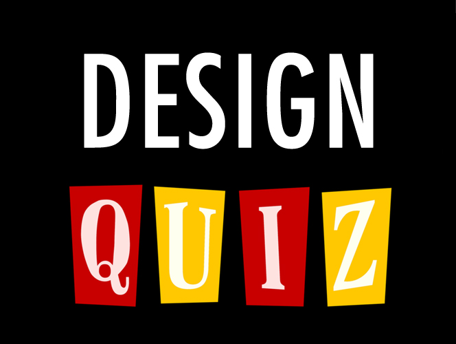 DESIGN QUIZ > DESIGN GRAPHIQUE